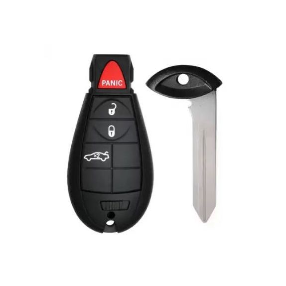 Dálk. ovl. Dodge/Chrysler/Jeep 3+1 tl. CY24 ID46 Hitag 2 / 433,92 MHz (1)