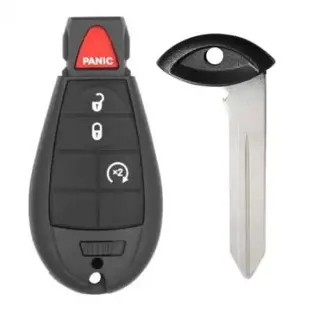 Dálk. ovl. Dodge/Chrysler/Jeep 3+1 tl. CY24 ID46 Hitag 2 / 433,92 MHz (2)