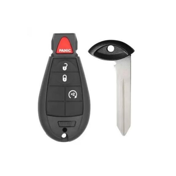 Dálk. ovl. Dodge/Chrysler/Jeep 3+1 tl. CY24 ID46 Hitag 2 / 433,92 MHz (2)