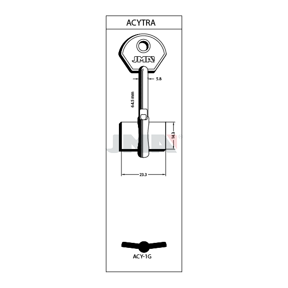 Klíč JMA ACY-1G