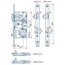 Zámek zadlabací Hobes K221 (72/77) pravý