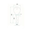 Klíč FAB 73 střední / 4091