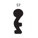 Klíč tvarový LOB číslo 57