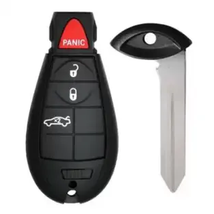 Dálk. ovl. Dodge, Chrysler, Jeep kessy 3+1 tl. CY24 ID46 Hitag 2 / 433,92 MHz