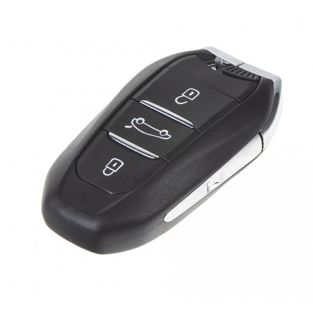 Dálk. ovl. PSA 3tl. keyless HU83 ID4A AES Hitag / 434 MHz čip A3M05/A3M15/A3M65