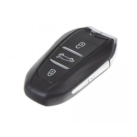 Dálk. ovl. PSA 3tl. keyless HU83 ID4A AES Hitag / 434 MHz čip A3M05/A3M15/A3M65