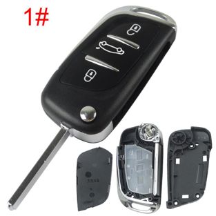 Obal klíče new Citroën/Peugeot 3tl. CIT-1P/VA2 baterie na desce