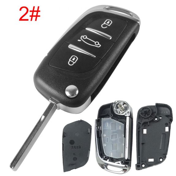 Obal klíče new Citroën/Peugeot 3tl. HU-HCAAP/HU83 baterie na desce