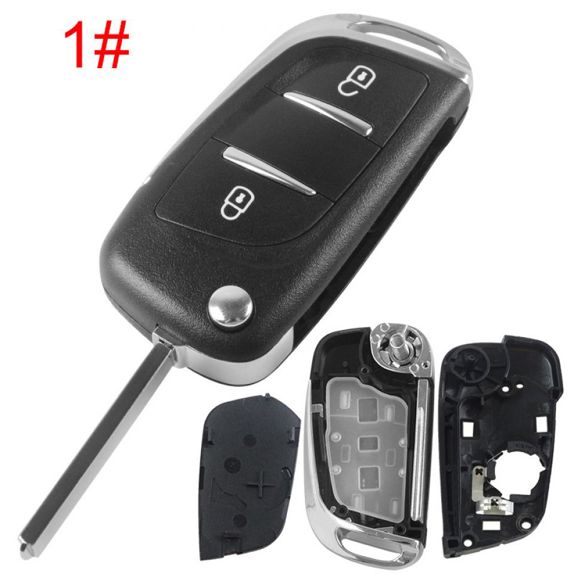Obal klíče new Citroën/Peugeot 2tl. CIT-1P/VA2 baterie v obalu