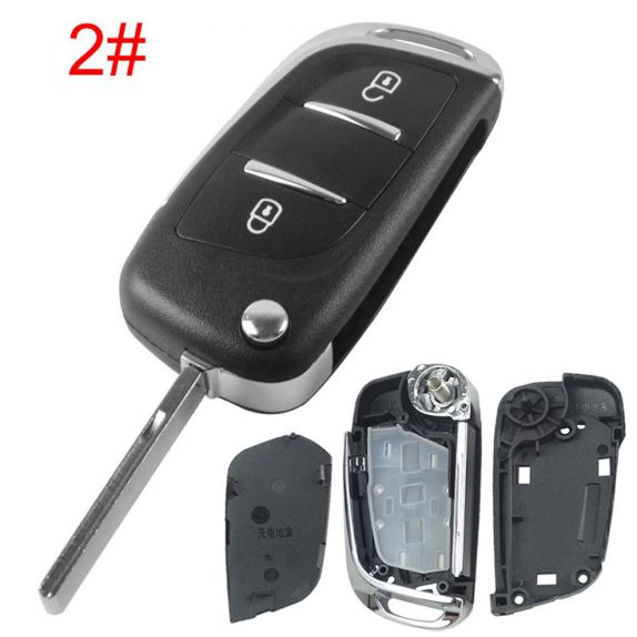 Obal klíče new Citroën/Peugeot 2tl. HU-HCAAP/HU83 baterie na desce