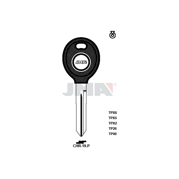 Klíč JMA TP00 CHR-19P