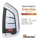 Xhorse dálk. ovl. smart UNI 3+1tl. XSKF20EN