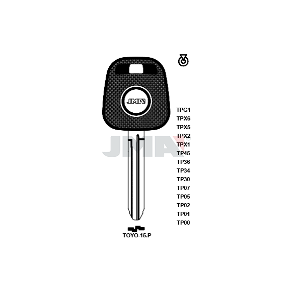 Klíč JMA TP00 TOYO-15P
