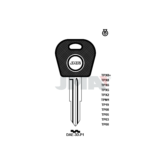 Klíč JMA TP00 DAE-3DP1
