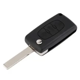 Obal klíče Citroën/Peugeot 3tl. HU-HCAAP/HU83 baterie v obalu