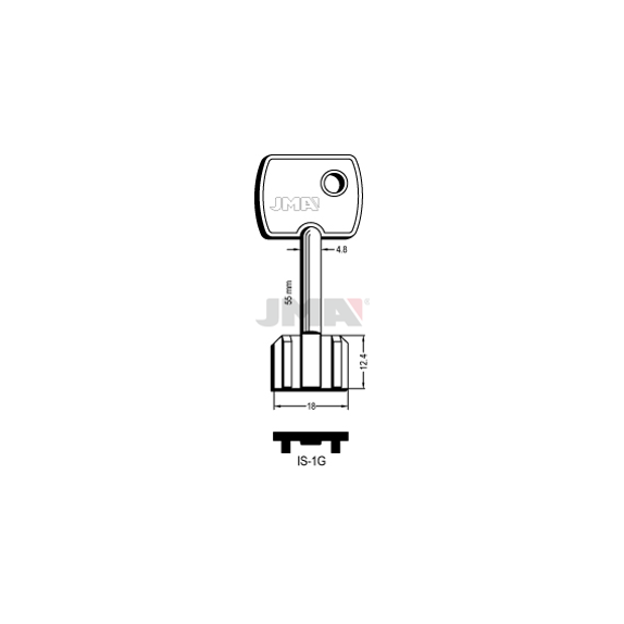 Klíč JMA IS-1G