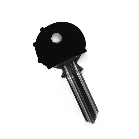 Rozlišovací klobouček na klíče JMA - černý