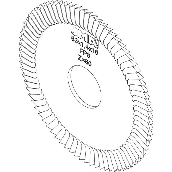 Fréza FP8 (63x1,4x16) - Ecco Bit