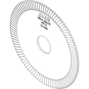 Fréza FP17 (80x1,25x16) - Dakota/Saratoga/Titan Bit