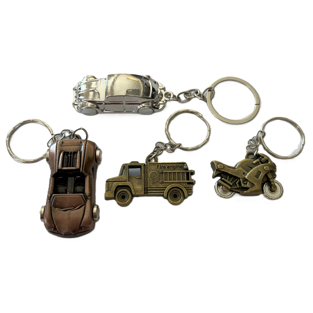 Přívěšek - Auto kabrio, hasičské, motorka *