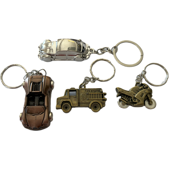 Přívěsek - Auto kabrio, hasičské, motorka *